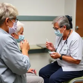 vacina contra gripe em idosos